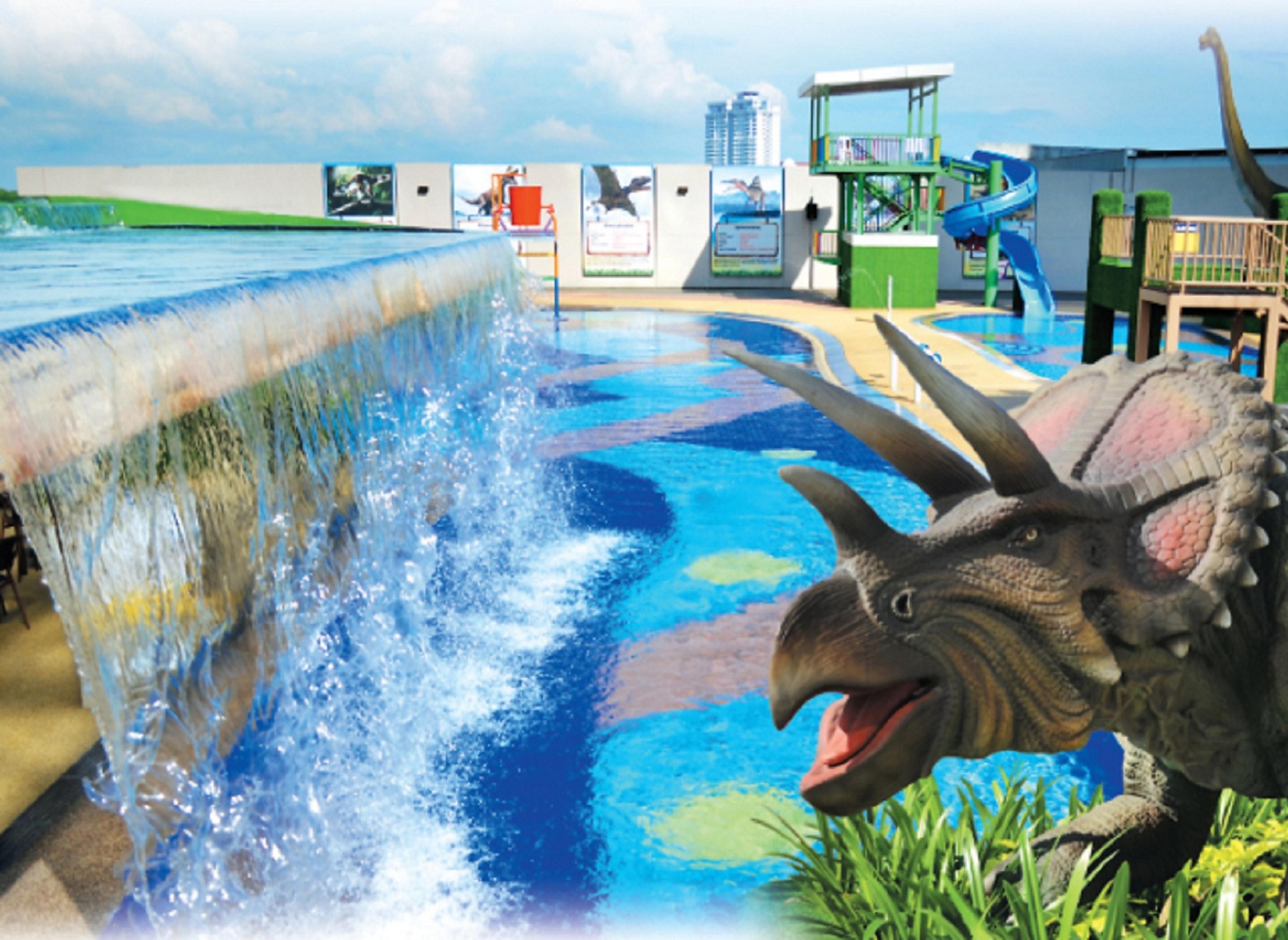 Ksl Hotel & Resort Johor Bahru Extérieur photo The park's dinosaur exhibit